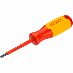 Lame ronde Manche en 3 composants ergonomique HAZET (rouge/jaune) Surface : avec isolation de protection IEC 60900:2018 Sorti ...