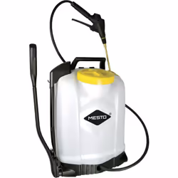 MESTO RS185, Pulvérisateur de jardin dorsal, 20 L, 18 L, Noir, Blanc, Jaune, Polypropylène, Laiton