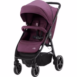 Britax Römer B-AGILE M, Ciel de lit, Poussette classique, unisexe, Pliable, Bleu