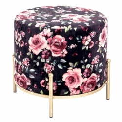 Paris Prix Tabouret - Noir & Rose