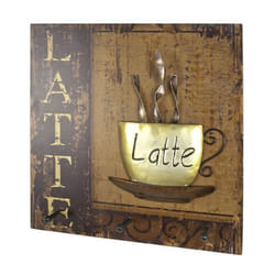 Patère Murale 3 Crochets Latte 40cm Naturel