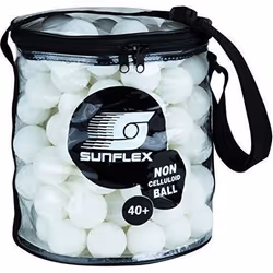 sunflex sport Sac pour balles de tennis de table Avec 144 balles