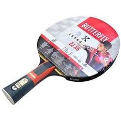Butterfly Papillon mixte 6-nbspZhang Jike Zjx 6-nbspWakaba Raquette de tennis de table Noir/rouge taille complète -