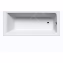 Baignoire rectangulaire Puro 652 modèle : 652 couleur : blanc matériau : acier émaillé dimension : 170 x 75 x 42 cm (longueur ...