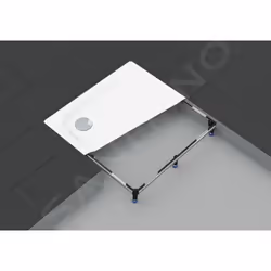 Cadre d'installation FR 5300 pour les dimensions: 1200 x 1200 mm convient aux receveurs de douche plats et ultraplats les pie ...