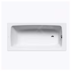 Baignoire rectangulaire Cayono modèle : 748 couleur : blanc matériau : acier émaillé sans traitement de surface dimension : 1 ...
