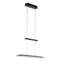 Fischer&honsel - Lampe suspendue suspension lampe de salle à manger led réglable en hauteur dimmable noir