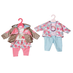 Baby Annabell Travel Jeans 2 ass. 43cm Ensemble d'habits de poupée