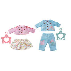 Baby Annabell Outfit Jongen & Meisje 43cm Ensemble d'habits de poupée