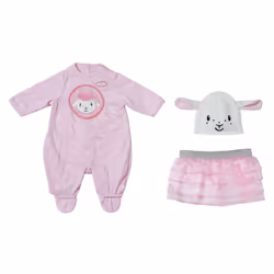 Baby Annabell Deluxe Sequin Set, Ensemble d'habits de poupée, 3 an(s)