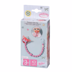 Baby Annabell Dummy with Clip, Bavette de poupée, 3 an(s)