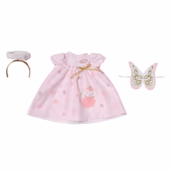 Baby Annabell Season X-Mas Outfit 43cm, Ensemble d'habits de poupée, 3 an(s)