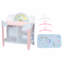 Baby Annabell Dag &amp; Nacht Commode, Table à langer pour poupée, 3 an(s), Batteries requises, Effets sonores pris en charge ...