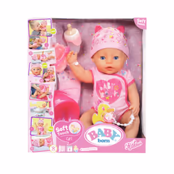 BABY born Soft Touch Girl 43cm, Femelle, 3 an(s), Fille, 430 mm, Rose