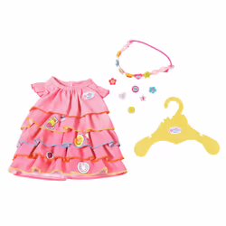 BABY born Summerdress Set w Pins, Ensemble d'habits de poupée, 3 an(s)