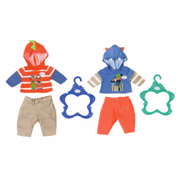 BABY born Boy Outfit 2 assorted, Ensemble d'habits de poupée, 3 an(s)