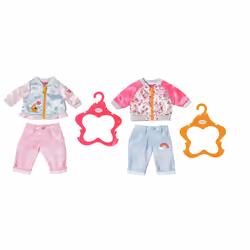 BABY born Casuals 2 assorted, Ensemble d'habits de poupée, 3 an(s)