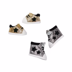 BABY born Trend Sneakers 2 assorted, Chaussures de poupée, 3 an(s)