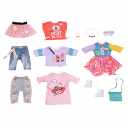BABY born City Fashion Set, Ensemble d'habits de poupée, 3 an(s)