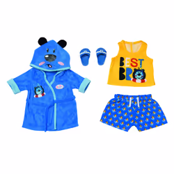 BABY born Bath Deluxe Boy Outfit, Ensemble d'habits de poupée, 3 an(s), 355 g
