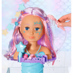 BABY born Sister Styling Mermaid Head Poupée de bain Multicolore