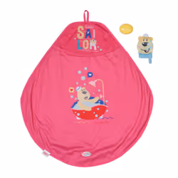 BABY born Bath Hooded Towel Set Ensemble salle de bain pour poupée