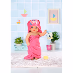 BABY born Bath Hooded Towel Set Ensemble salle de bain pour poupée - Vue supplémentaire 8
