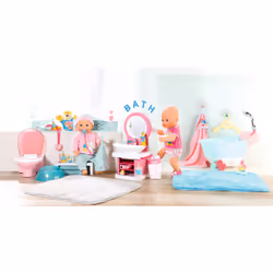 BABY born Bath Toothcare Spa Ensemble salle de bain pour poupée