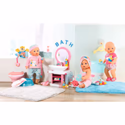 BABY born Bath Toothcare Spa Ensemble salle de bain pour poupée