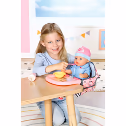 BABY born Table Feeding Chair Chaise haute bébé pour poupée