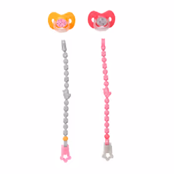 BABY born Magic Dummy w Chain 2ass., Sucette de bébé et attache sucette pour poupée, 3 an(s), 50 g