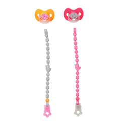 BABY born Magic Dummy w Chain 2ass. Sucette de bébé et attache sucette pour poupée