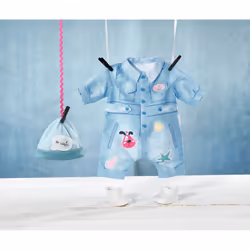 BABY born Deluxe Jeans Overall Ensemble d'habits de poupée