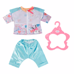 BABY born Casual Outfit Aqua, Ensemble d'habits de poupée, 3 an(s), 243,75 g