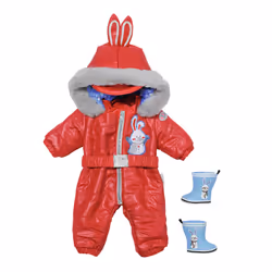 BABY born Kindergarten Snow Outfit, Ensemble d'habits de poupée, 2 an(s), 220 g
