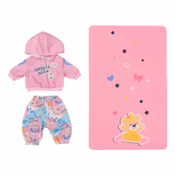 BABY born Kindergarten Gym Outfit, Ensemble d'habits de poupée, 2 an(s), 182,5 g