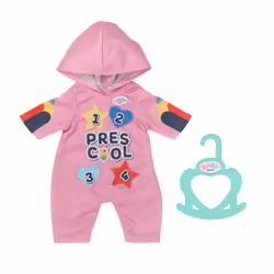 BABY born Kindergarten Romper+Badges, Grenouillère de poupée, 2 an(s), 55 g