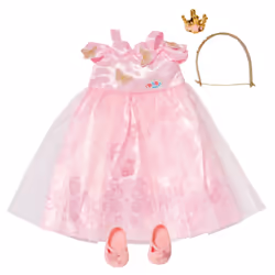 Zapf BABY born Deluxe Princess 43cm Ensemble d'habits de poupée