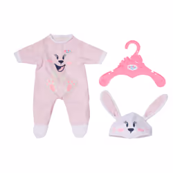 BABY born Bunny Cuddly Suit 43cm, Combishort de poupée, 3 an(s)