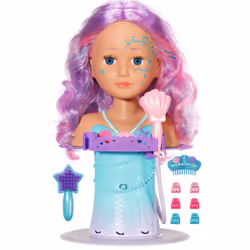 BABY born Sister Styling Mermaid Head Accessoires de coiffure de poupée
