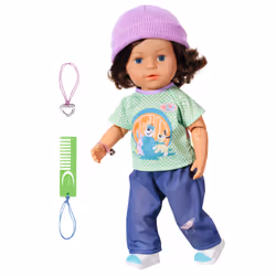 BABY born Brother Style &amp; Play 43cm, Poupée, Mâle, 3 an(s), Garçon/Fille, 430 mm, Multicolore