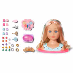 BABY born Sister Styling Head Princess, Doll make-up & hair styling set, 3 an(s)