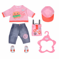 BABY born Snack Shop Outfit 43cm, Ensemble d'habits de poupée, 3 an(s)