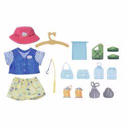 BABY born Teddy's Fisherman Outfit, Ensemble d'habits de poupée, 3 an(s)