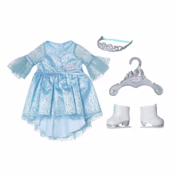 BABY born Princess On Ice 43cm, Ensemble d'habits de poupée, 3 an(s)