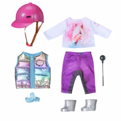 BABY born Horse Riding Outfit 43cm, Ensemble d'habits de poupée, 3 an(s)