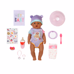 BABY born @ Eva 43cm, Poupée, Femelle, 3 an(s), Garçon/Fille, 430 mm, Multicolore