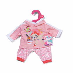 BABY born Jogging Suit Pink 43cm Ensemble d'habits de poupée