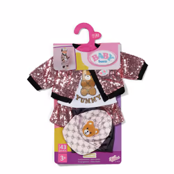BABY born Glam Outfit 43cm Ensemble d'habits de poupée