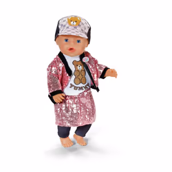 BABY born Glam Outfit 43cm Ensemble d'habits de poupée